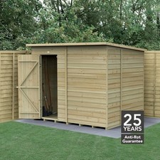 Forest 4life 8x6 shed pent - forest,
