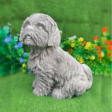 Shih Tzu Concrete Dog Statue