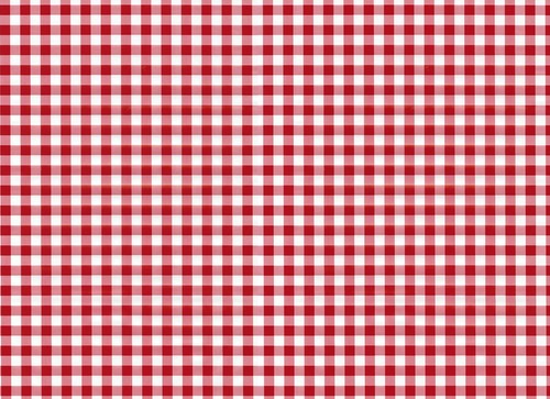 Red chequered gingham fablon - red,
