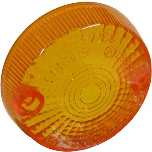 Indicator lens rear - lens, amber