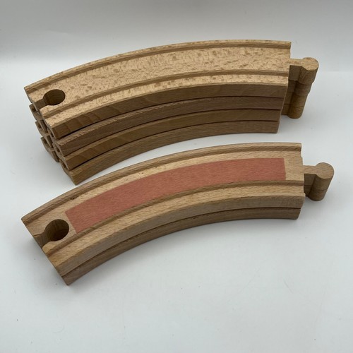 Brio curved wooden - 6x,
