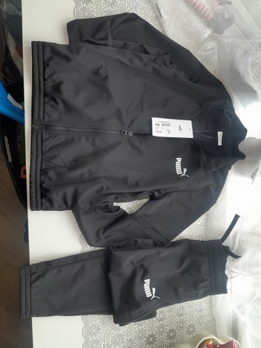 Puma boys black polyester - black,