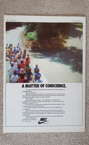 Rare nike advertisement 1981 - nike,
