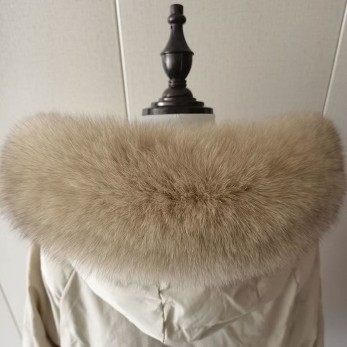 100 real fox fur collar - 100%real,