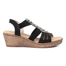 Softlites Womens Sandals Black
