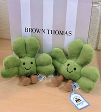HOT Jellycat Siofra Thomas Brown’s Exclusive Irish Shamrock Plush Toy with Tags