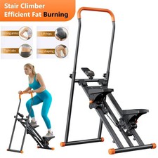 Stair Stepper Exercise Machine For Home Gym Climber Workout with LCD Monitor