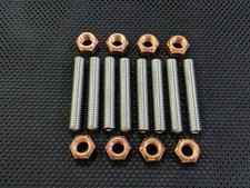 VW Golf MK2 Mk3 Mk4 Mk5 GTI TDI Stainless steel exhaust studs & copper nuts kit