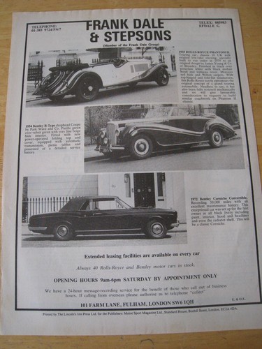 Frank dale stepsons car - dale,