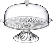 Cake Stand Large with Lid Dome