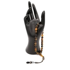 Beads Prayer Tasbih Rosary 1000 Silver Multicolor Kehribar Tesbih Kazaz Gumus 