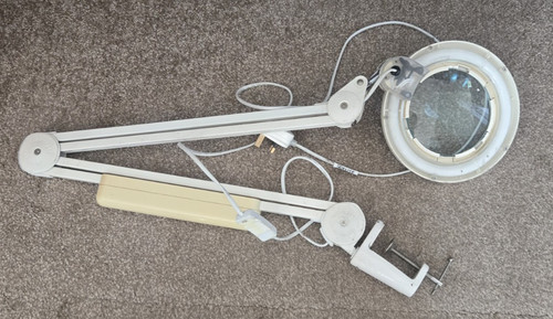 Vintage magnifying lamp - vintage,