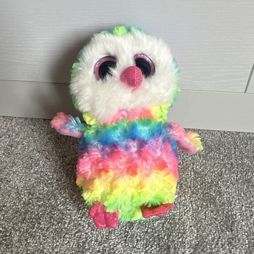 Beanie boo rainbow owl - ty, boo,