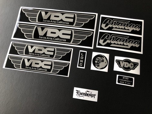 Vdc changa black bmx decal - vdc,