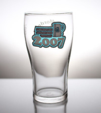 CAMRA Chelmsford Winter Beer Festival 2007 Glass Woodforde s Norfolk Ales Half P