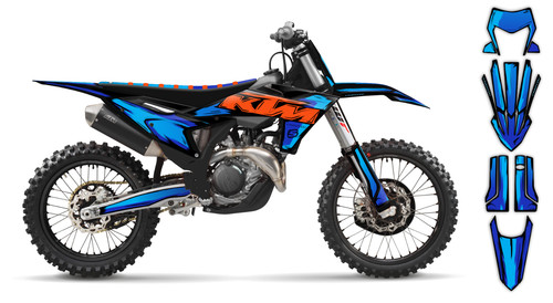 Graphics kit ktm exc - graphics,