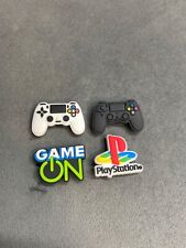 Clog shoe charms accessories bundle 4pcs gaming controller game over console