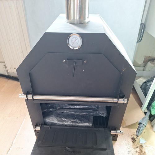 Hacienda pizza oven steel - oven,