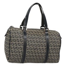 FENDI Zucchino Canvas Hand Bag