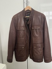 Men dark brown leather - dark,