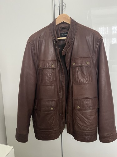 Men dark brown leather - men's,