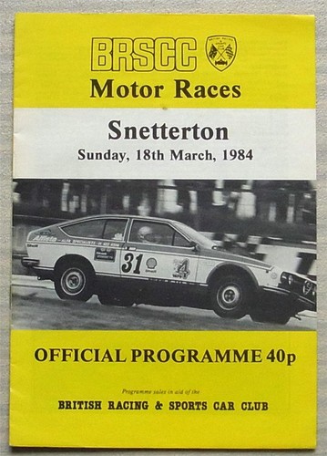 Snetterton mar 1984 - mar,