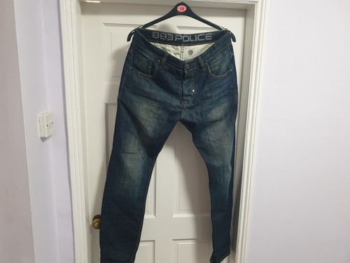 Police 883 jeans - police,