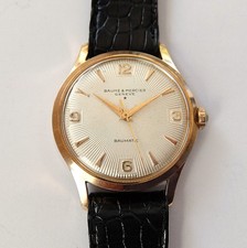1960'S GOLD CAPPED BAUME & MERCIER 17 JEWELS AUTOMATIC WRIST WATCH CAL 1560 WO