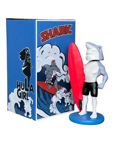 Hawaiian shark bobblehead doll - shark,