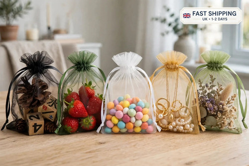 Organza gift bags 100 - bags, pack