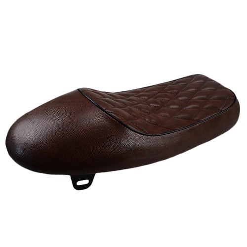 Brown vintage cafe racer seat - cafe,
