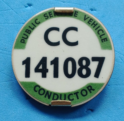 Psv bus conductor badge pcv - bus,