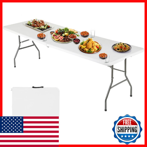Fdw 6ft folding table portable - fdw,