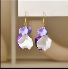 Petals light weight earring - petals,