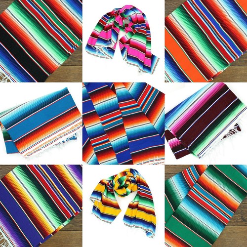 Handwoven mexican serape - mexican,