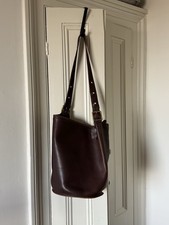 Vintage COACH Helens Legacy Duffle Bag 9953 Crossbody Bag Brown Leather T0CT
