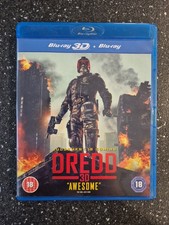DREDD (Blu-ray 3D, 2013) 2000 A.D. Judge Dredd