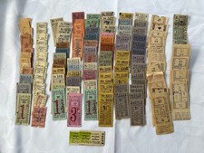 Vintage Bus / Omnibus Tickets Over 100