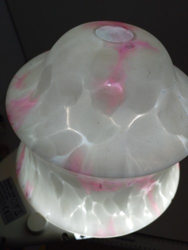 Vintage glass lampshade 1930s - vintage,