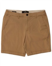 HOLLISTER Mens Chino Shorts W34 Large  Beige Cotton UL13