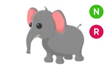 Neon Ride NR Reborn Elephant Adopt A Roblox Pet