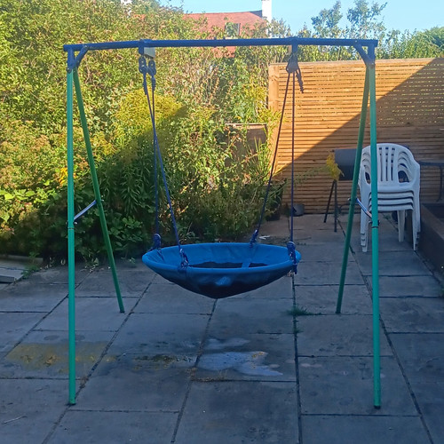 Outdoor metal garden swing - outdoor,