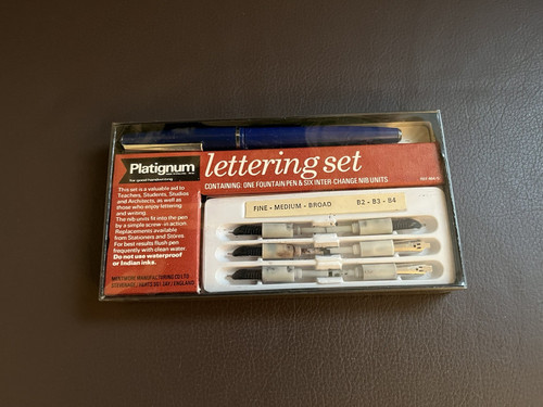 Platignum vintage calligraphy - platignum,