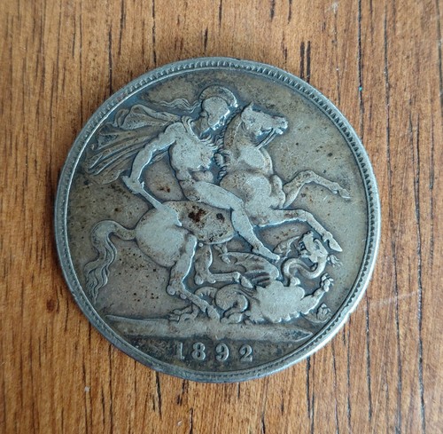 1892 queen victoria 925 - 1892, .925