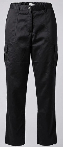 Women black cargo trousers - cargo,
