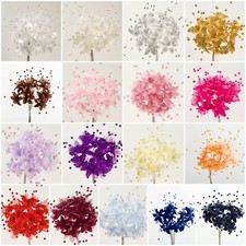 Bunch 12 Artificial Babies Breath Wedding Favour Flower Pearl Craft Spray Stems