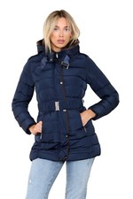 Womens Long Padded Puffer