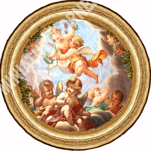 Dolls house victorian ceiling - dolls,
