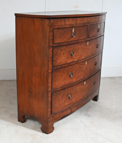 Victorian mahogany bow front - mahogany,