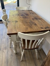 Rustic Oak Kitchen Table..